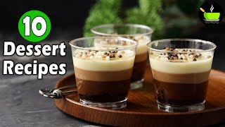 10 Easy Dessert Recipes  10 Easy Indian Desserts to Make at Home [upl. by Brianne]