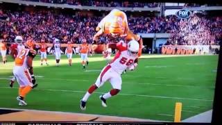 Jerome Simpson AMAZING Touchdown Flip [upl. by Tessy]