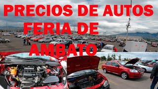 1 PARTE DE LOS PRECIOS DE LOS AUTOS EN LA FERIA DE AMBATO [upl. by Seerdi]