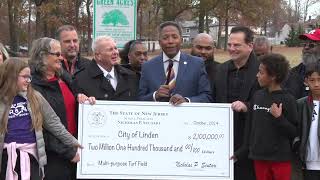 City of Linden Senator Scutaris 12 Million Dollar Grant for Al Kalla Park November 14 2024 [upl. by Imelida]