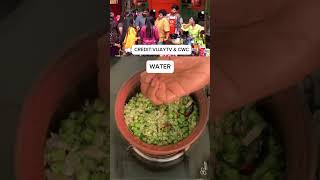 Vijay Sethupathi Bean Poriyal Cook with Comali RecipeMOO RECIPE shorts poriyal [upl. by Marielle285]