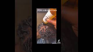 How to do comb Coils ❤️ locjourney haircare locs starterlocs combcoils combtwists [upl. by Geithner]