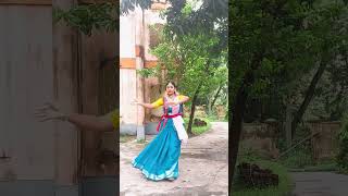 Aji jhoro jhoro  rain song  Rabindra Sangeet dance rabindradance shortsvideo classicaldance [upl. by Anewor]