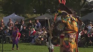 NYC hosts one of the regions biggest Indigenous Peoples Day events [upl. by Drofdarb526]