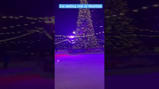 Ice skating rink at Westfield London [upl. by Neyrb752]