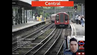 FULL JOURNEY ON THE CENTRAL LINE FROM WOODFORD TO HAINAULT AND EALING BROADWAY 23 5 2023 mp4 [upl. by Sinnaoi937]