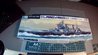 Tamiya 1700 Prince of Wales Battleship Unboxing Review and Rating [upl. by Naitsyrk]