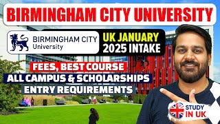 Birmingham City University All About for Indian Students  January Intake 2025  BCU University UK [upl. by Ytsenoh936]