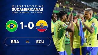 FULL MATCH Brazil v Ecuador  2026 World Cup qualifiers  September 2024 [upl. by Giovanni]