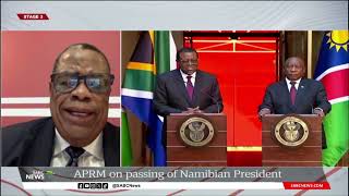 Hage Geingob  Messages of condolences pouring in following the passing of Namibian president [upl. by Paula89]