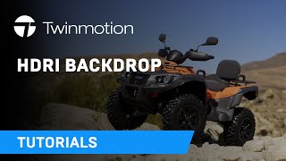 How to Use the HDRI Backdrops in Twinmotion 20222  Twinmotion Tutorials [upl. by Aloel]