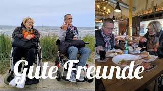 Monika trifft ihren Rehafreund in Scharbeutz an der Ostsee 🌊 ♿ rollstuhlerlebnisreisen [upl. by Ahsinet967]