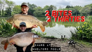 2 Bites 2 Thirties  Whelford Pools Top Lake  Martyns Angling Adventures [upl. by Lledualc]