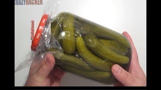 HOW TO MAKE CRUNCHY CUCUMBER PICKLES BY CRAZY HACKER [upl. by Nyladnohr775]