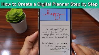 How to Create a Digital Planner Step by Step [upl. by Radmilla]