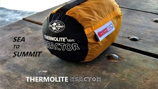 Sea To Summit Thermolite Reactor Bag Liner Review [upl. by Zohara470]