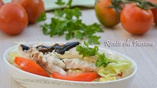 Insalata di pesce al vapore  Ricette che Passione [upl. by Amik]