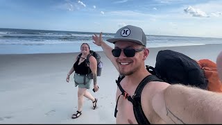 Tent camping…on an island  Three days on Bear Island NC [upl. by Neale]