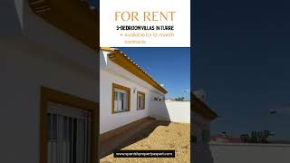 FOR RFENT 3Bedroom Villas in TURRE spain realestate [upl. by Navis]