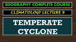 MID LATITUDE CYCLONES OR TEMPERATE CYCLONES IN HINDI  GEOGRAPHY [upl. by Omle]