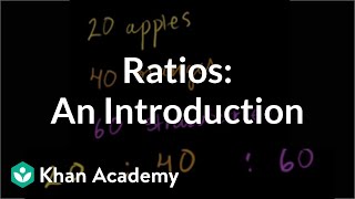 Introduction to ratios  Ratios proportions units and rates  PreAlgebra  Khan Academy [upl. by Uaerraj]