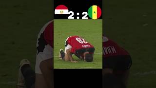 Egypt vs Senegal penalty shootout Sala football shorts [upl. by Ayaet770]