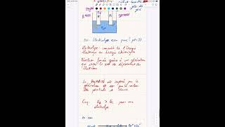 Vidéo de cours d’électrochimie  électrolyse Exemple de l’électrolyse de l’eau [upl. by Llehsyt]