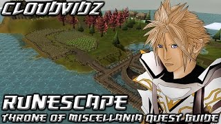 Runescape Throne Of Miscellania Quest Guide HD [upl. by Eleanora761]