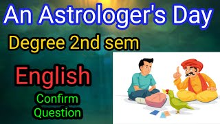 An Astrologers Day Story Explanation inTelugu Degree2nd sem English Trilokya6600Trilokya6600 [upl. by Anesor]