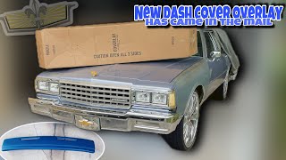 I Ordered a Brand New Dash Overlay for My Box Chevys Dry Rotted and Faded Dash [upl. by Iatnahs]