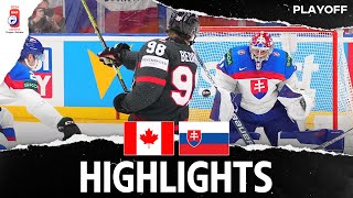 Highlights  Canada vs Slovakia  2024 MensWorlds [upl. by Ennirok]