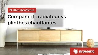 ECOMATIC  Radiateurs VS Plinthes chauffantes 🔥 [upl. by Estel]