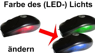 How2Farbe des LEDLichts von PCMäusen umändern [upl. by Ahtiekahs]