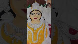 Laxmi ji painting part8 🪔 subscribe art shorts video [upl. by Annaig]