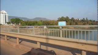 Pakse Bridge Champasak Province Laos [upl. by Sunshine]