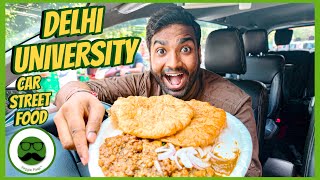 24 Hour Car Street Food in Delhi University  Veggie Paaji [upl. by Gilmore]