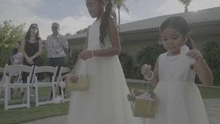 111117 Hawaii Wedding Walking Down The Aisle to Nesian Nine You Complete Me [upl. by Korwin526]