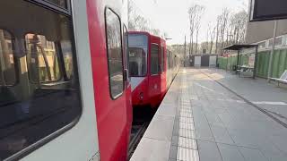 Rundgang in der UBahnlinie 3 am Görlinger Zentrum in Köln [upl. by Geiss836]