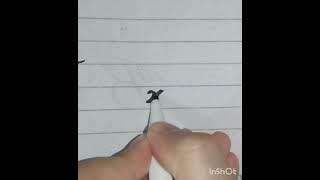 English Calligraphy for beginners with Marker  How to write using cut markers 605  Cut Marker 605 [upl. by Anitroc]