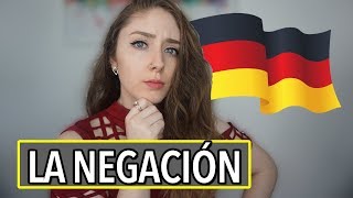 La NEGACION en ALEMAN 🚫​  Curso de Alemán Básico 🇩🇪 [upl. by Enrobialc]