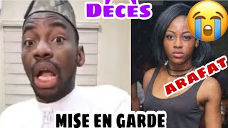 Décès de la petite soeur de Dj Arafat Camille makosso met en garde [upl. by Karita145]