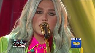 Kesha  Praying and Woman Live at Good Morning America  August 9 2017 [upl. by Marguerita873]