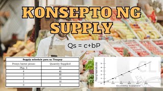 SUPPLY PART 1 KONSEPTO AT MGA PAMAMARAAN NG PAGPAPAKITA NITO Cha TV [upl. by Lertnom]