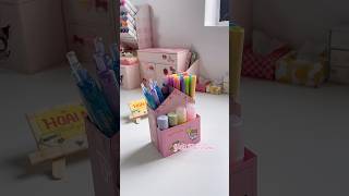 diy pen box from toothpaste box diy craft shorts shortvideo [upl. by Ranilopa]