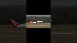 Corendon B737 blasting out of Nuremberg Airport aviation aviationlovers landing planespotting [upl. by Ahsehyt]