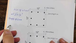 Column and Footing Drawing with Structural Design [upl. by Perzan]