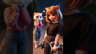 Evolution of Cat 😺 cat cutecat catgirl aicat girl fypシ゚viral shorts [upl. by Llevad]