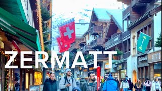 ZERMATT 🇨🇭MATTERHORN Travel in Switzerland  Travel Guide 4K [upl. by Enreval]