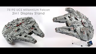 2 in 1 Display Stand Mark 1 for LEGO 75192 Star Wars UCS Millennium Falcon [upl. by Smaj]