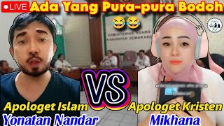 DEBAT TERBUKA ‼️ Mikhana vs Yonatan Nandar  Debat Data Islam VS Kristen Live [upl. by Eberhart]